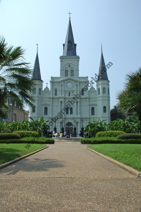 St Louis Cathedral, French Quarter, New Orleans, USA (August 2005)