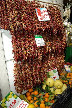 Dried chillies, Amalfi, Campania, Italy