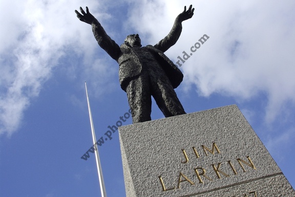 Jim Larkin memorial statue, O'Connel Street, Dublin, Ireland